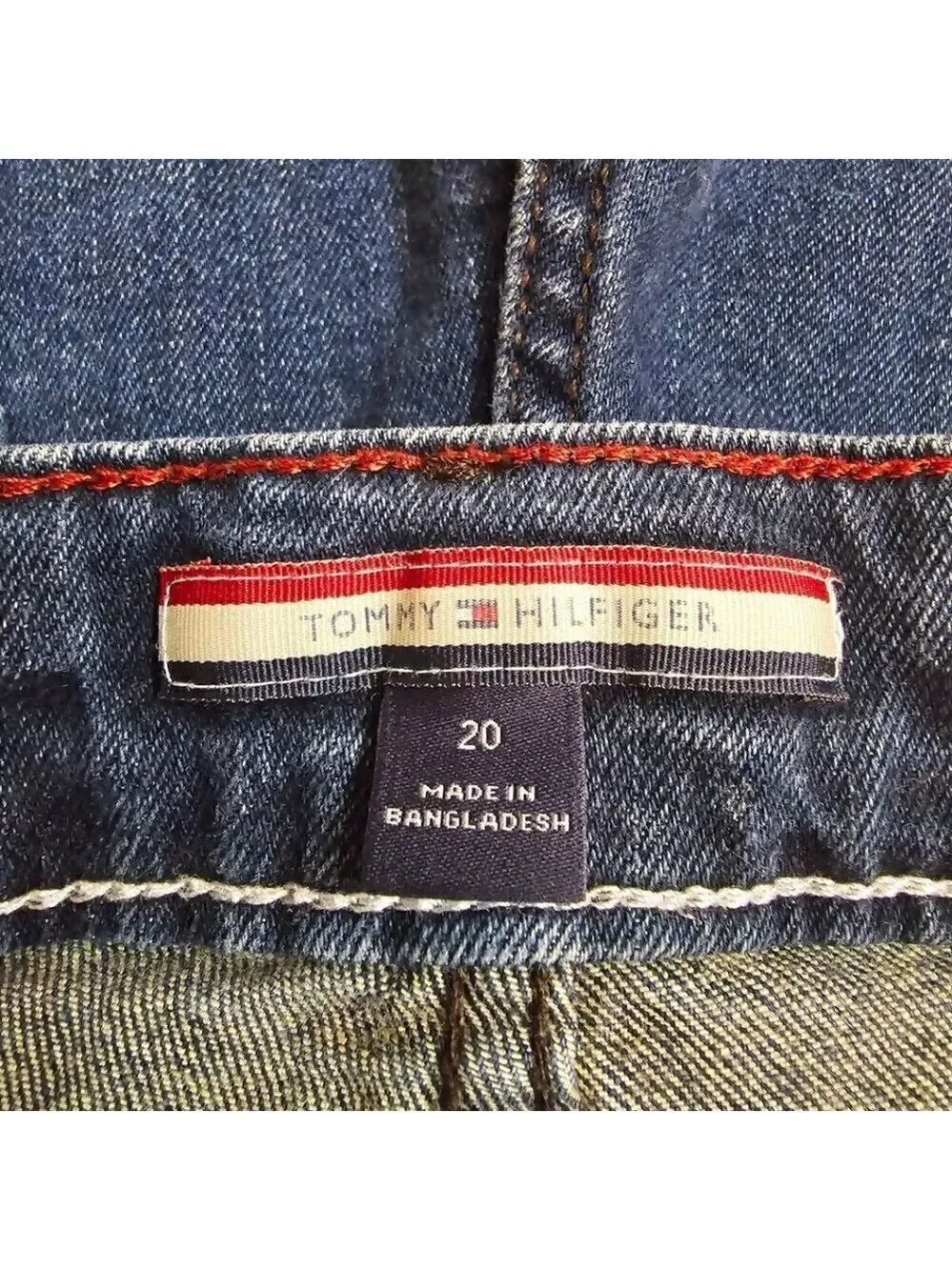 Tommy Hilfiger High Rise Straight Leg Revolution Slim Jeans Sz 20